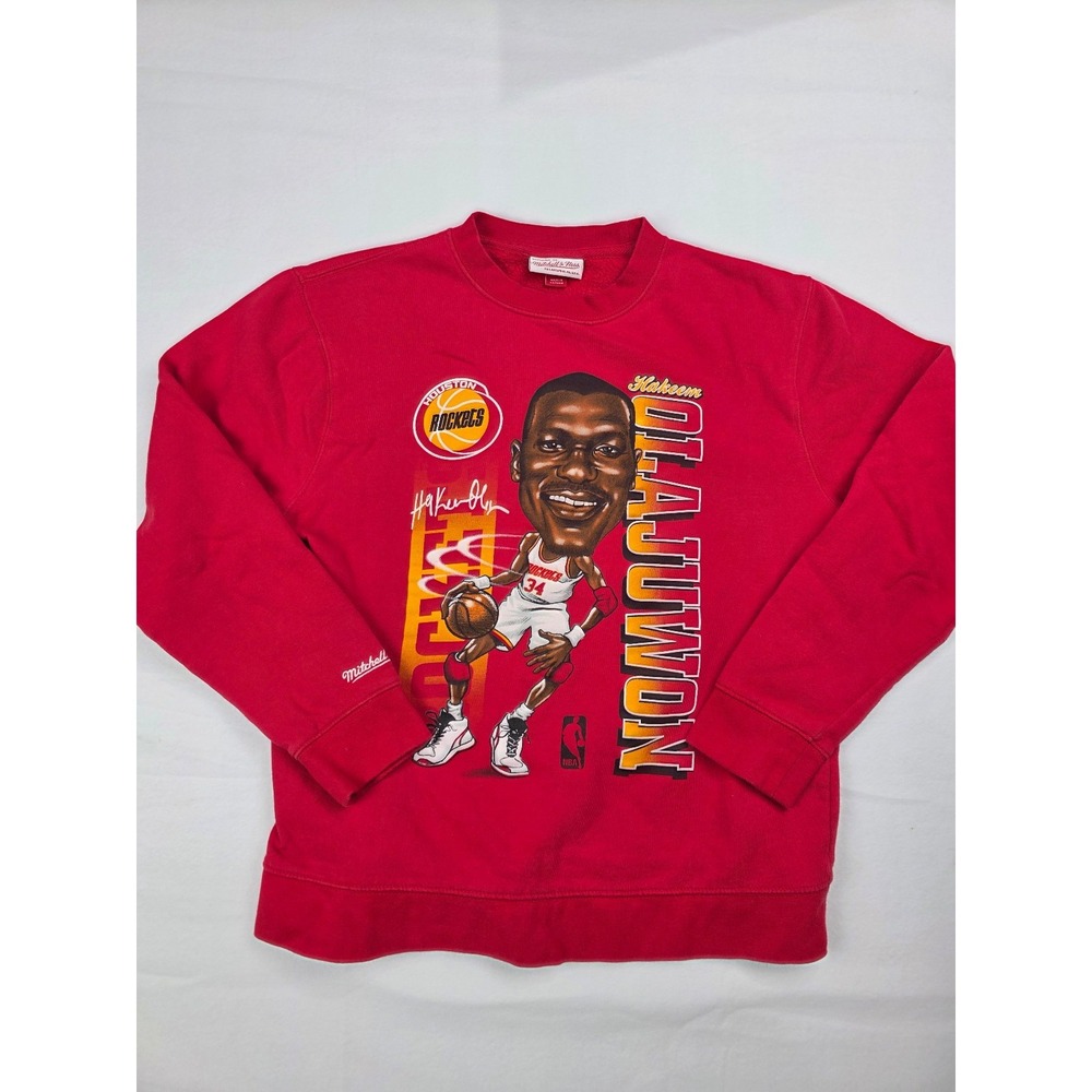 Hakeem Olajuwon Caricature‎ throwback pullover sweater